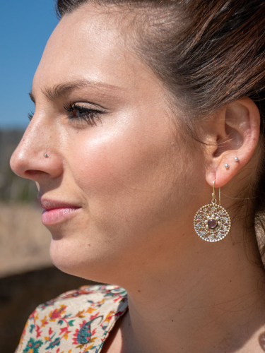 Esgra mandala earring