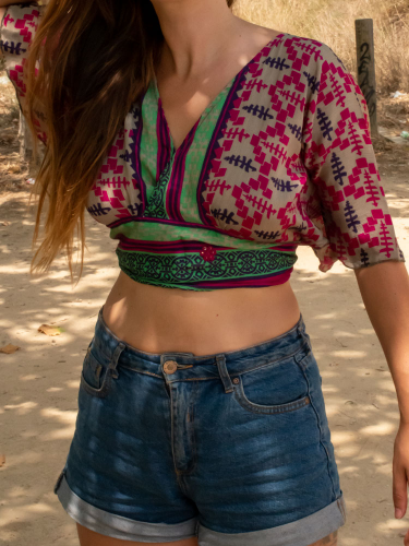 Saree Lace Top
