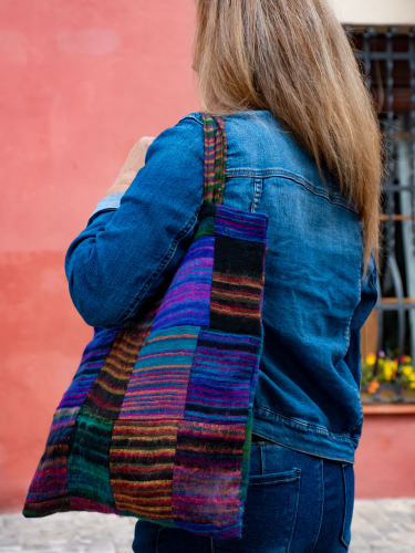 Vintage hippy wool bag