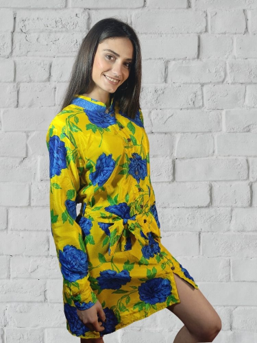 Short Yukata Saree Dress