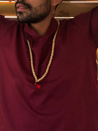 Wood necklace