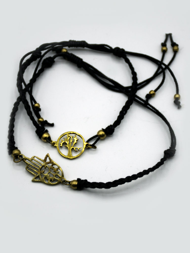 Goldblack bracelet
