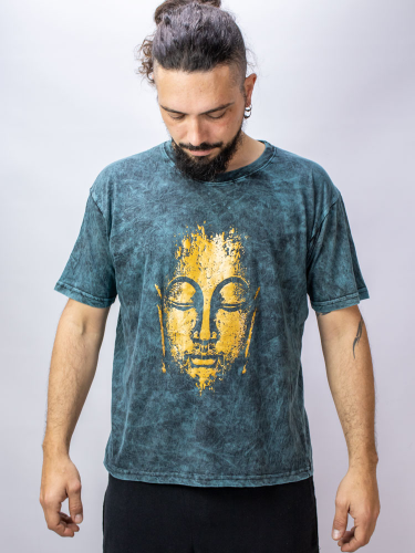 Gold print T-shirt