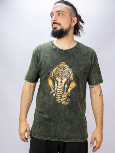 Gold print T-shirt