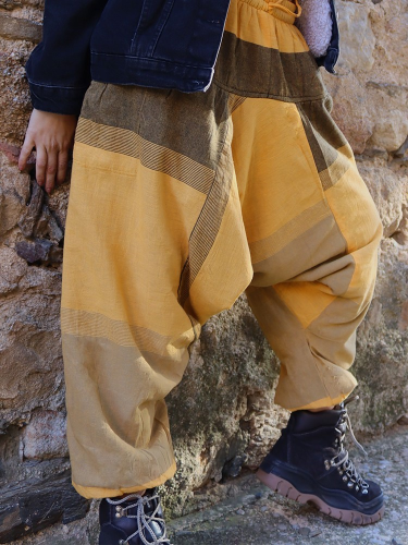 Tricolor Afghan pants