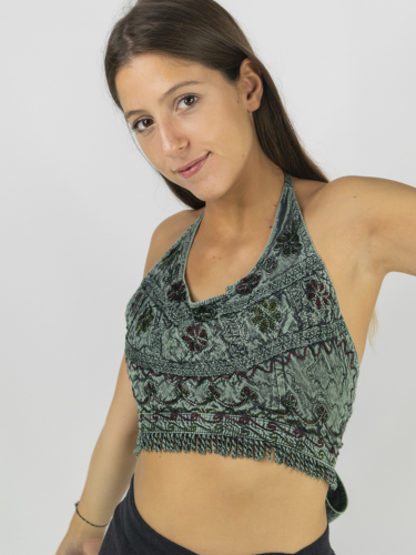 Triambé embroidered top